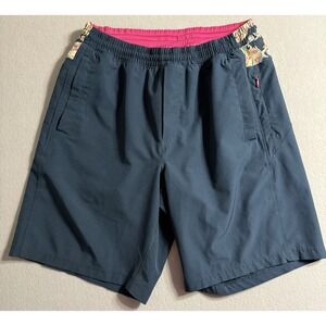 Birddogs Boom For Your Boomstick Sz L Long Navy Lined Shorts Gym  Stretch